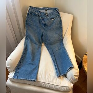 J. Crew slim wide-leg jeans